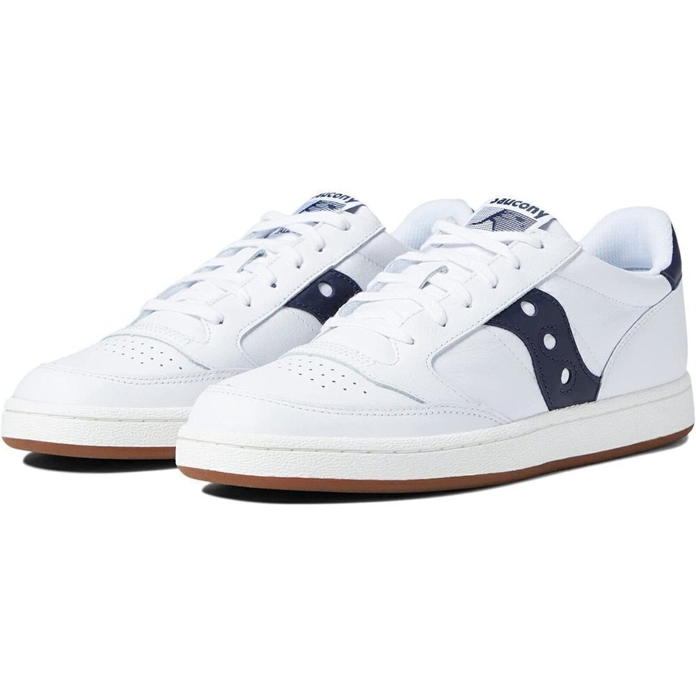 Saucony Men's Originals Jazz Court White Sneakers Classic Tennis Size 8 NEW